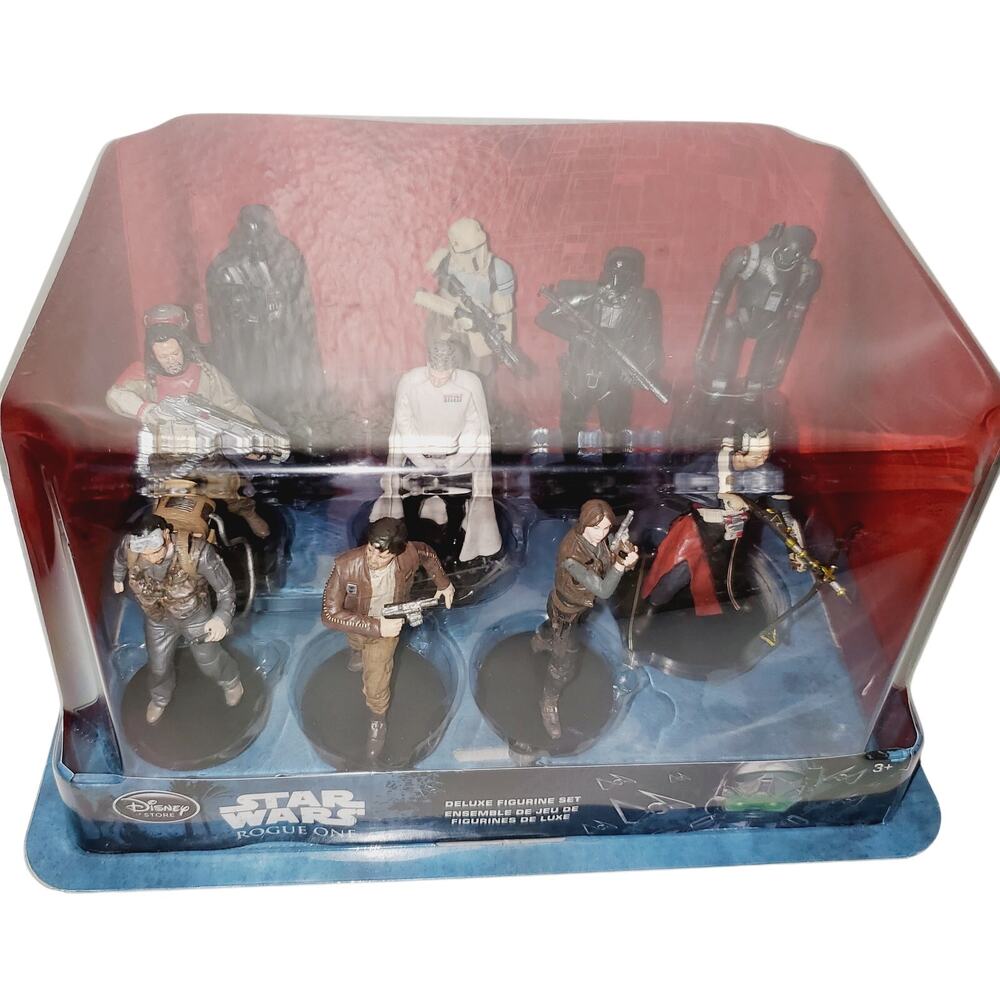 NWT (Unopened) Star Wars Rogue One Deluxe Figurine Set. Disney Store. Unopened.